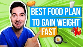 How to gain weight fast for girls and men with foods plan [upl. by Blus]