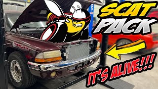 Building a Scat Pack 64L HEMI Dodge Dakota EP3 [upl. by Adelaide]