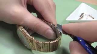 Watch Band Adjusting  How to Remove UClip Expansion Links [upl. by Eelyahs]