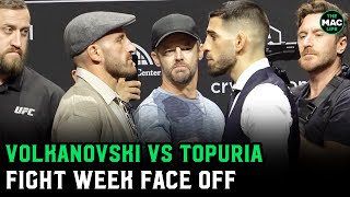 Alex Volkanovski vs Ilia Topuria Face Off [upl. by Hermes]