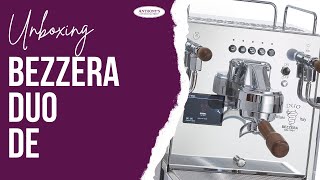 Unboxing the Bezzera Duo DE Espresso Machine  Italian Craftsmanship amp Advanced Features [upl. by Nehtanhoj]