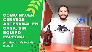 Cómo hacer cerveza artesanal sin equipo especial En 5 minutos Método fácil para hacerla en casa [upl. by Bullock]