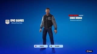 EDDIE BROCK VENOM SKIN RETURN RELEASE DATE IN FORTNITE ITEM SHOP 2024 [upl. by Bish]