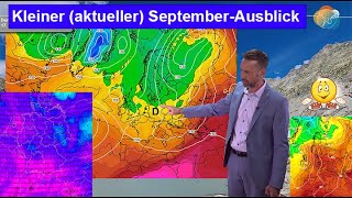 Kleiner SeptemberAusblick Nach Warmstart Abkühlung amp teils viel Regen trotz deutlichem Hochdruck [upl. by Maeve769]