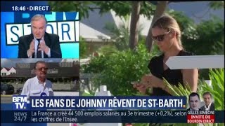 Johnny les quotcapacités daccueil réduitesquot à SaintBarth en raison de la quotphase postcycloniquequot [upl. by Naud]