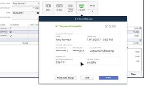 QuickBooks Desktop Payments Receive Payments Using Credit Cards or Bank Transfers [upl. by Naynek]