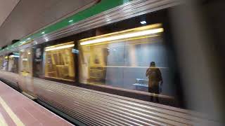 Transperth B series set 73117 departing Yanchep not in service [upl. by Bouchier447]