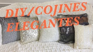 DIY  COJINES ELEGANTES RECICLADOS  FACIL Y ECONOMICO [upl. by Care]