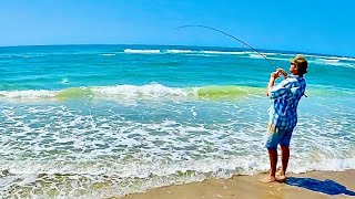 RED DRUM OR BUST Surf Fishing Paradise [upl. by Wiltsey]