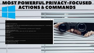 10 Most Powerful PrivacyFocused Actions and Commands in command prompt [upl. by Rimhsak349]