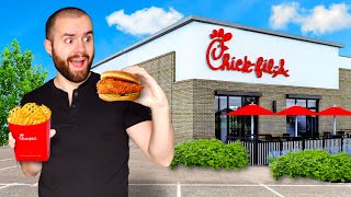 I Only Ate ChickfilA For 24 HOURS CHALLENGE [upl. by Athene]