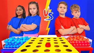 Girls vs Boys  Red vs Blue Challenge [upl. by Nakhsa388]