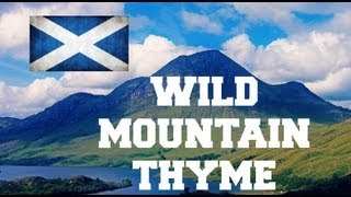 ♫ Wild Mountain Thyme  Sarah Calderwood ♫ LYRICS [upl. by Legyn]