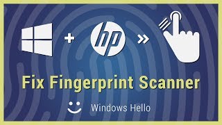 FIX GUIDE Enable Fingerprint Scanner HP Laptops Windows Hello [upl. by Hagerman]