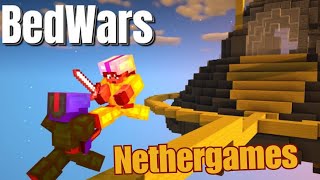 Nethergames Bedwars Uncut Gameplay  Mcpe bedwars tips and tricks Minecraft pe [upl. by Htennaj417]