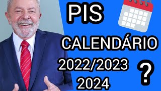 SAIU CALENDÁRIO PIS ABONO SALARIAL BASE 202220232024 PAGAMENTO VAI COMEÇAR [upl. by Erdnuaed]