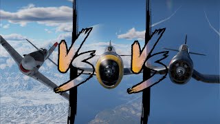 WarThunderFR P51 vs P47 vs F4u [upl. by Collyer517]