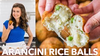 How To Make Arancini Rice Balls  Italian Classic Recipe [upl. by Enitsej]