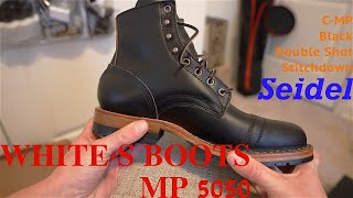 Whites Boots  CMP Stitchdown  5050 Last  Seidel Double Shot blackCentennial MP Sherman Boot [upl. by Oiludbo802]