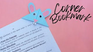 DIY Bunny Bookmark  Easy Paper Craft Tutorial for Kids [upl. by Libys41]