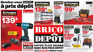 ARRIVAGE BRICO DÉPÔT CATALOGUE BRICOLAGE MAKITA BOSCH ERBAUER TITAN  1ER AU 28 DÉCEMBRE 2023 [upl. by Crandale521]