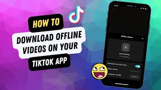 How To Turn On Download Offline Videos On TikTok App [upl. by Huai]