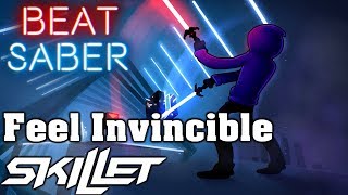 Beat Saber  Feel Invincible  Skillet custom song  FC [upl. by Sandro48]