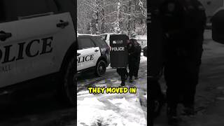 Kids Outsmart Cops in Epic Snowball Fight 😂 shorts [upl. by Ahtis]