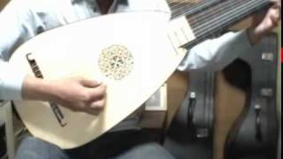 Allemande in g from BWV995 by JSBach  baroque lute [upl. by Sloatman272]