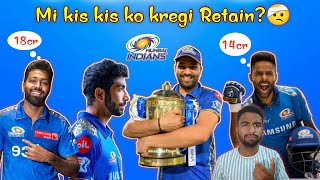 MI retention 2025🧐मुंबई किस किस को रिटेन करेगी🚀Rohitbumrahpandyaकोन बनेगा कैप्टन🤔IPL 2025 Auction [upl. by Wichern]