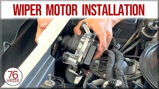 How to Install C3 Corvette WIPER MOTOR [upl. by Carlota]