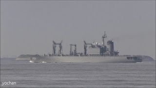 Naval Auxiliary Ship  Fast combat support ship AOE TOWADA class  TOKIWA AOE 423 とわだ型補給艦「ときわ」 [upl. by Gairc]