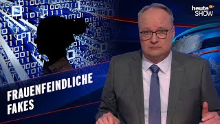 Gefahr durch KIDeepfakes So viele Nacktbilder werden gefälscht  heuteshow vom 08032024 [upl. by Nenney730]