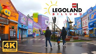 4K LEGOLAND Billund  Walking tour of Legoland in Billund Denmark  Viking trails [upl. by Urbannal492]