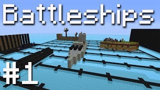 Lets Play Battleships in Minecraft 1 [upl. by Kathe]