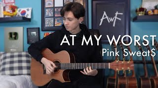 At My Worst  Pink Sweat  Cover fingerstyle guitar [upl. by Alethea357]