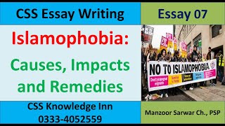 Islamophobia  Causes Impacts and Remedies [upl. by Edme98]