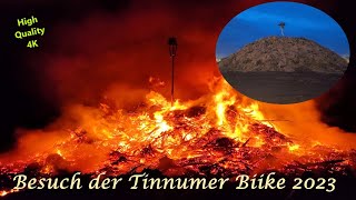 Besuch der Tinnumer Biike auf Sylt 2023 in 4K [upl. by Carpet590]