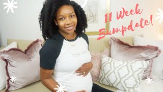 11 WEEK PREGNANCY UPDATE [upl. by Sinnelg]