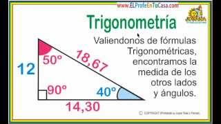 Que es Trigonometria  Definición  wwwMatematicaPasoAPasocom [upl. by Biddie]