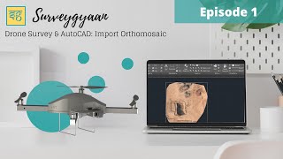 Drone Survey amp AutoCAD How to Import OrthomosaicOrthophoto and basic measurements [upl. by Frederik]