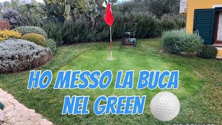 Posiziono la buca nel mio green da golf [upl. by Ariec]