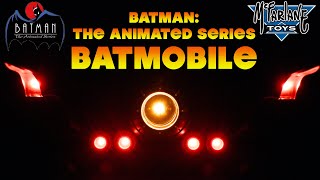 McFarlane Toys 112 Scale Batman the Animated Series Gold Label BATMOBILE Unboxing amp Review [upl. by Hafirahs]