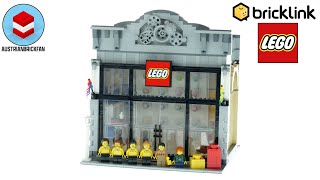 LEGO 910009 Modular LEGO Store  LEGO Speed Build Review  Bricklink Designer Program [upl. by Anselma]