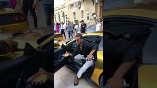 Billionaire sheikhs arriving with golden supercars at Casino billionaire monaco luxury lifestyle [upl. by Witty]