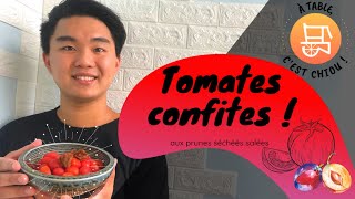 Tomates confites aux prunes  un plat qui va réveiller vos papilles 🍅 [upl. by Efar851]