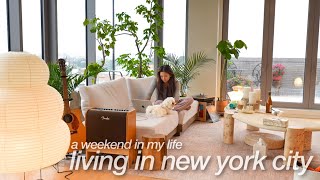 a weekend in my life living in NYC vlog gardening home decor shopping soccer game cooking [upl. by Elleniad193]