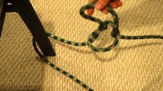 How to tie the Speed Bowline climbers bowline snap bowline [upl. by Egidius122]