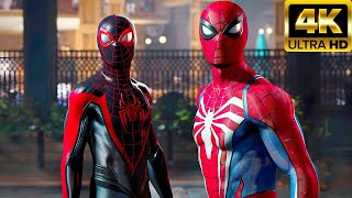 SpiderMan 2 All Cutscenes Full Movie 2023 4K ULTRA HD [upl. by Brandise]