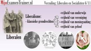 Eindexamen geschiedenis  MijnExamenTrainer Staatsinrichting  Verzuiling Liberalen en Socialisten [upl. by Bodi970]